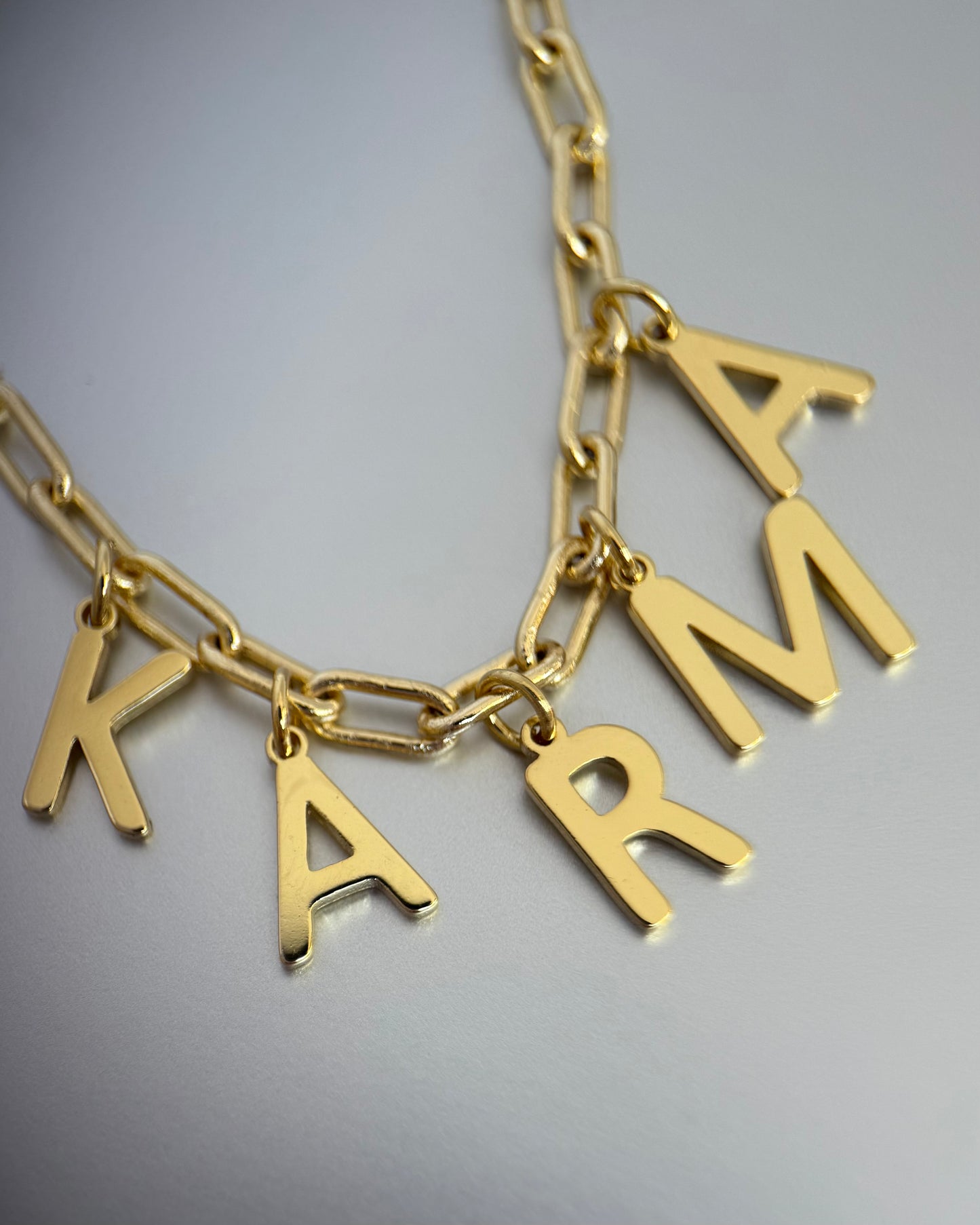 Іменний браслет на ланцюжку